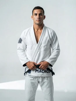 חליפת ג'וג'יטסו לבנה Macaco